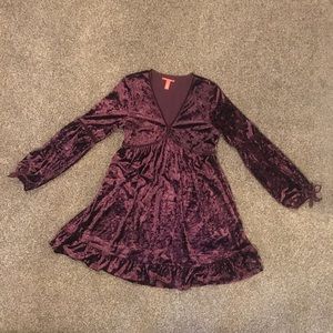 Chelsea & Violet Velvet Dress, Size Small